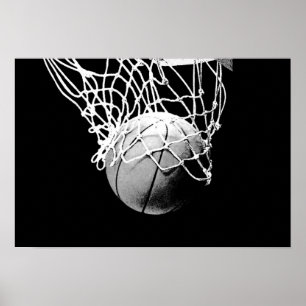 ポップ・アートのArt Basketball & Netプリント ポスター