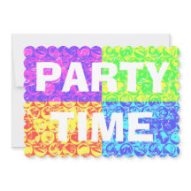 ポップ・アートのart bubble wrap誕生日パーティー