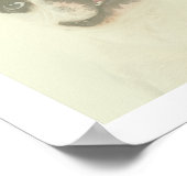 ポップ・アートのArt Dogフォトモダントレンディーレトロカラーブロック ポスター (角)