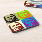 ポップ・アートのArt Freedom Fighter Geronimo コースター (左側)