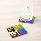 ポップ・アートのArt Freedom Fighter Geronimo コースター (右側)