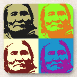 ポップ・アートのArt Freedom Fighter Geronimo コースター