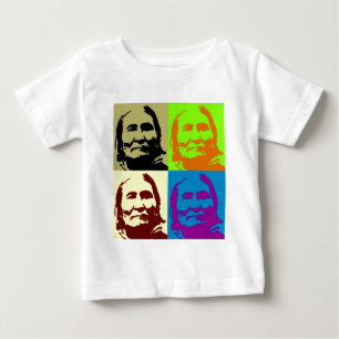 ポップ・アートのArt Freedom Fighter Geronimo ベビーTシャツ