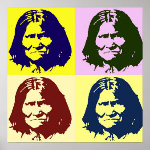 ポップ・アートのArt Geronimo Poster - Freedom Fighter ポスター
