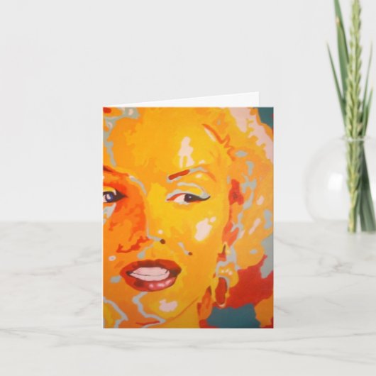 ポップ・アートのArt Greeting Card – 有名人 シーズンカード (正面)