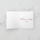 ポップ・アートのArt Greeting Card – 有名人 シーズンカード (内部)