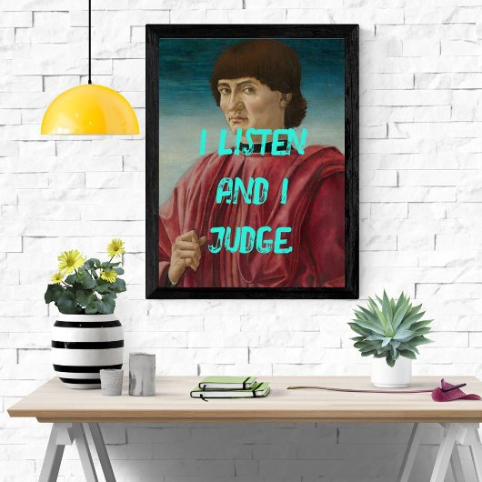 ポップ・アートのArt IおもしろいとIが聞引用文ポスターを審査 ポスター