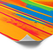 ポップ・アートのArt Music Lover – ヘッドフォンGroove Art ポスター (角)