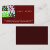 ポップ・アートのArt New York City名刺 名刺 (正面/裏面)