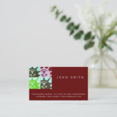 ポップ・アートのArt New York City名刺 名刺 (スタンド正面)