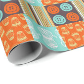 ポップ・アートのart pattern -裁縫 ラッピングペーパー (ロールコーナー)