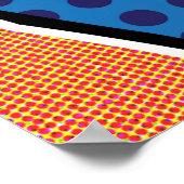 ポップ・アートのArt Rosie the Riveter我々はそれを行うことができる!水玉模様 ポスター (角)