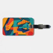 ポップ・アートのArt Sphinxラゲッジタグ ラゲッジタグ (裏面横)