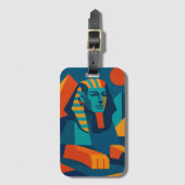 ポップ・アートのArt Sphinxラゲッジタグ ラゲッジタグ (正面縦)