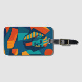 ポップ・アートのArt Sphinxラゲッジタグ ラゲッジタグ (正面横)