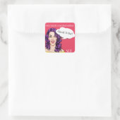 ポップ・アートのArt Stickersの改訂 スクエアシール (バッグ)