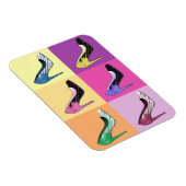 ポップ・アートのArt Stilettoポンプ/靴/ハイヒール マグネット (右側)