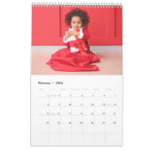 ポップ・アートのFizz Clinkのモダンタイポグラフィ写真 カレンダー (2月 2026)