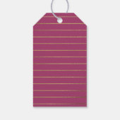 ポップ・アートのFizz Clinkメッセージカード ギフトタグ (裏面)