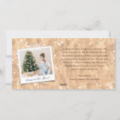 ポップ・アートのFizz Clink新年ブロック4 Photo Collage シーズンカード (裏面)