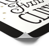 ポップ・アートのFizz Clink New Yeve Eveパーティー装飾標識 ポスター (角)