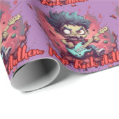 ポップ・アートのRock Anthem ラッピングペーパー (ロールコーナー)