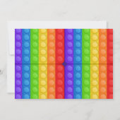 ポップ イット バースデー 招待状 (裏面)