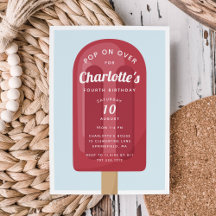 ポップ オン オーバー | アイスポップの夏の子供の誕生日パーティー