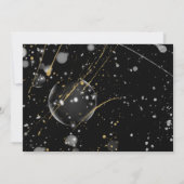 ポップ クランク フィズ シャンパン バブル パーティー 招待状 (裏面)