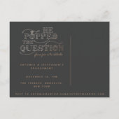 ポップ クランク フィズ 結婚式前パーティーの招待状 インビテーションポストカード (裏面)