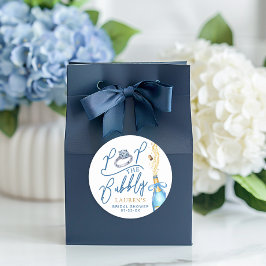 ポップ・ザ・バブルリー シャンパン ウェディング シャワーフェイバー ラウンドシール