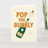 ポップ・ザ・バブルリー セレブレイショナリー カード (正面)