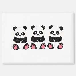 ポップ・シンプルなデザイン☆ぱんだのマグネット マグネット