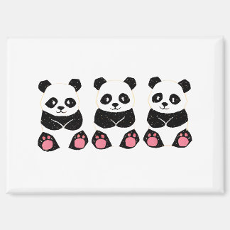 ポップ・シンプルなデザイン☆ぱんだのマグネット マグネット