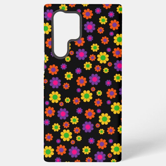 ポップ フラワー パワー SAMSUNG GALAXYケース (裏面)