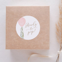 ポップ・レディ・ピンクバルーン ユーカリ ベイビーシャワー