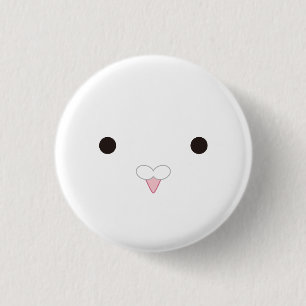 ポッポさん（白）-Coo!(white) 缶バッジ