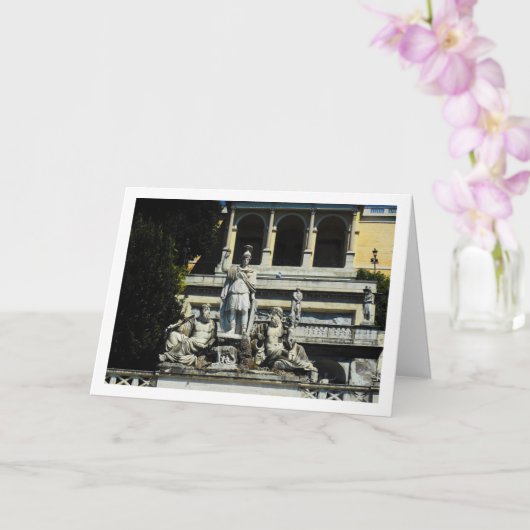 ポッポロ広場, ローマ, イタリア カード (蘭)