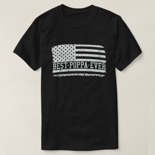 ポッ最高のパエバーアメリカ国旗のヴィンテージグランドパギフト Tシャツ (デザイン正面)