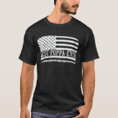 ポッ最高のパエバーアメリカ国旗のヴィンテージグランドパギフト Tシャツ (正面)