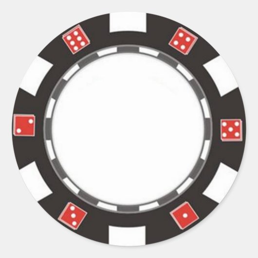 ポッ空白のカーのチップシール ラウンドシール (正面)