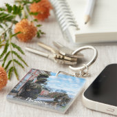 ポツダムの宮殿の近くの石の騎士像 キーホルダー (正面右)