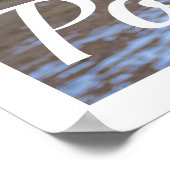 ポツダムの宮殿の近くの石の騎士像 ポスター (角)