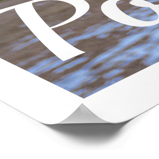 ポツダムの宮殿の近くの石の騎士像 ポスター (角)