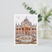 ポツダムドイツ有名な旅行プレイスウォーターカラー ポストカード (スタンド正面)