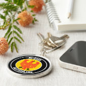 ポツダムラウンドエンブレム キーホルダー (側面)