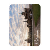 ポツダム大学の夕暮れドイツ マグネット (縦)