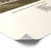 ポツダムNYパノラママップ – 1885 ポスター (角)