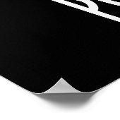 ポテトおもしろいポテトトトパンドダークブルーグ ポスター (角)