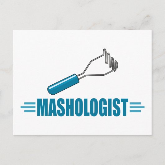 ポテトおもしろいマッシャー ポストカード (正面)